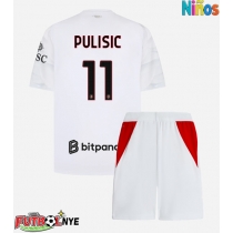 Camiseta AC Milan Christian Pulisic #11 Visitante Equipación para niños 2026-27 manga corta (+ pantalones cortos)